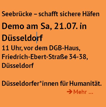 Seebrücke - Demo *Sa, 21.7.*