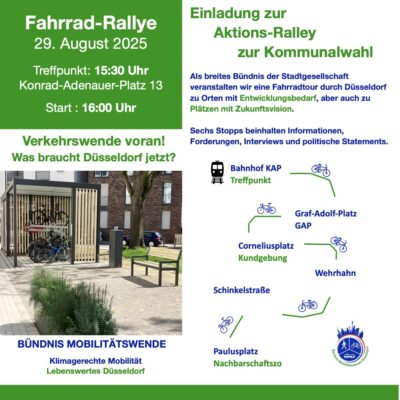 Düsseldorf verkehrsberuhigt und begrünt!