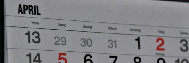 Kalender April